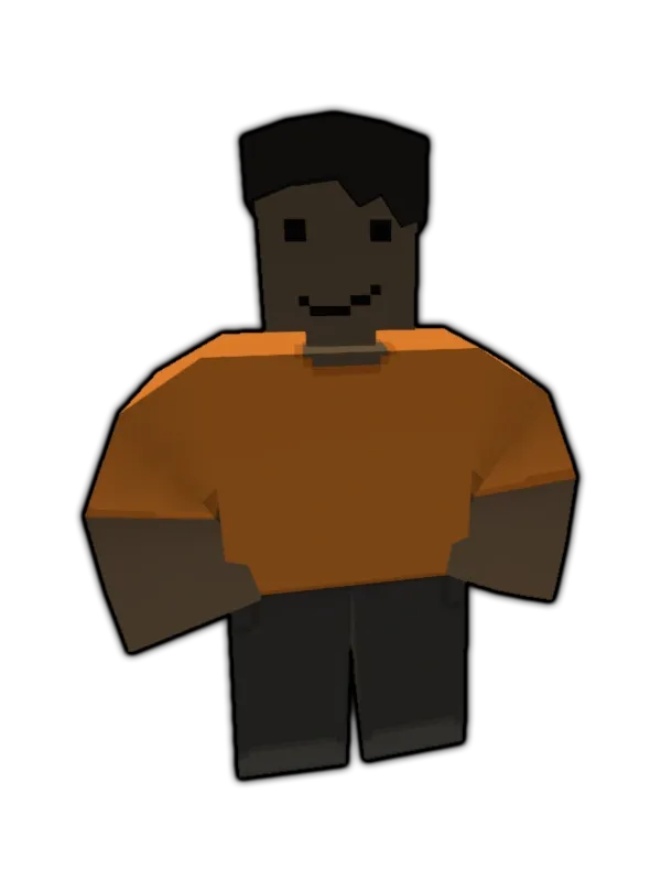 A nigga standing guard in Unturned